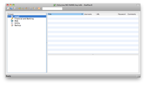KeePassX Runnng on Mac OS X