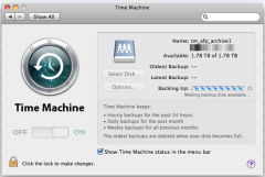 Time Machine using FreeNAS 9.2